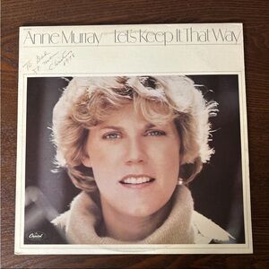 Anne Murray Vinyl Record 12”- Let’s Keep It That Way Capitol Records